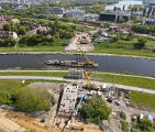 Galeria zdjęć z postępu pracy przy budowie mostów Berdychowskich